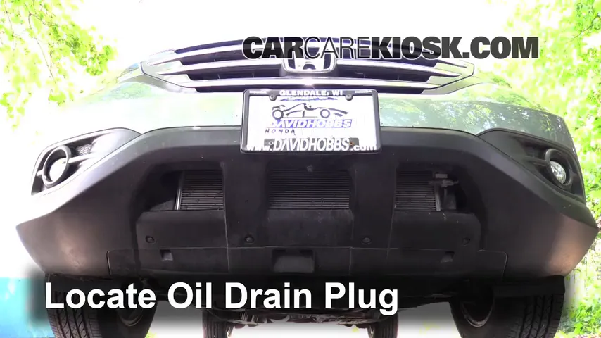 2012 Honda CR-V EX-L 2.4L 4 Cyl. Oil Change Oil and Oil Filter